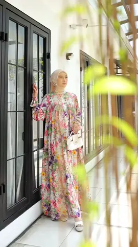FLORAL DRESS By ZIYA  #promoseruweekend #gamisterbaru #gamisrayon #ziyadailyfashion #floraldressbyziya 