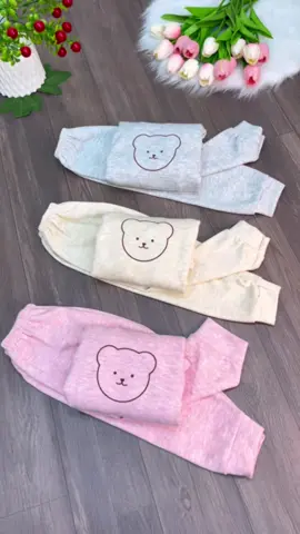Combo 3 bộ Len Thỏ in GẤU xinh lắm 👌 #TikTokAwardsVN #bolentho #bolenlongtho #doboxinh #mevabe  @Mẹ San San  @Mẹ San San  @Mẹ San San 