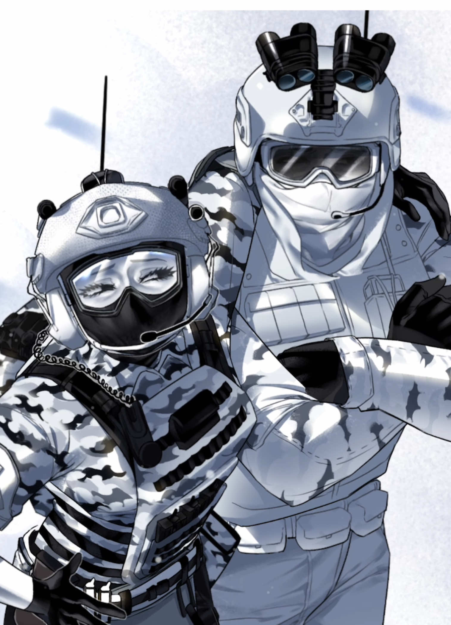 VITAMINA trend!! I ended up bringing them along. 😋 (with @ᴊɪɴ ꜱᴀᴋᴀɪ  ‘s OC!! Thx 😍😍) #robloxoc #military #vitamina #animationmeme #fyp 