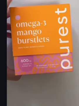 好物推荐—-Purest Co.欧米伽-3 芒果精华（植物基DHA和EPA，有益于大脑和心脏健康）#热门 #发现 #好物 #好物分享 #CreateToWin 