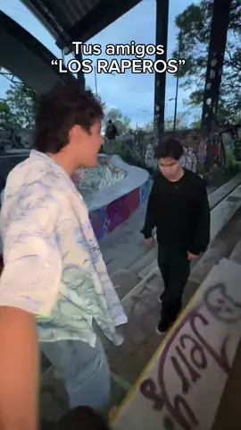 literal yo rapeando con mis amigos 😈