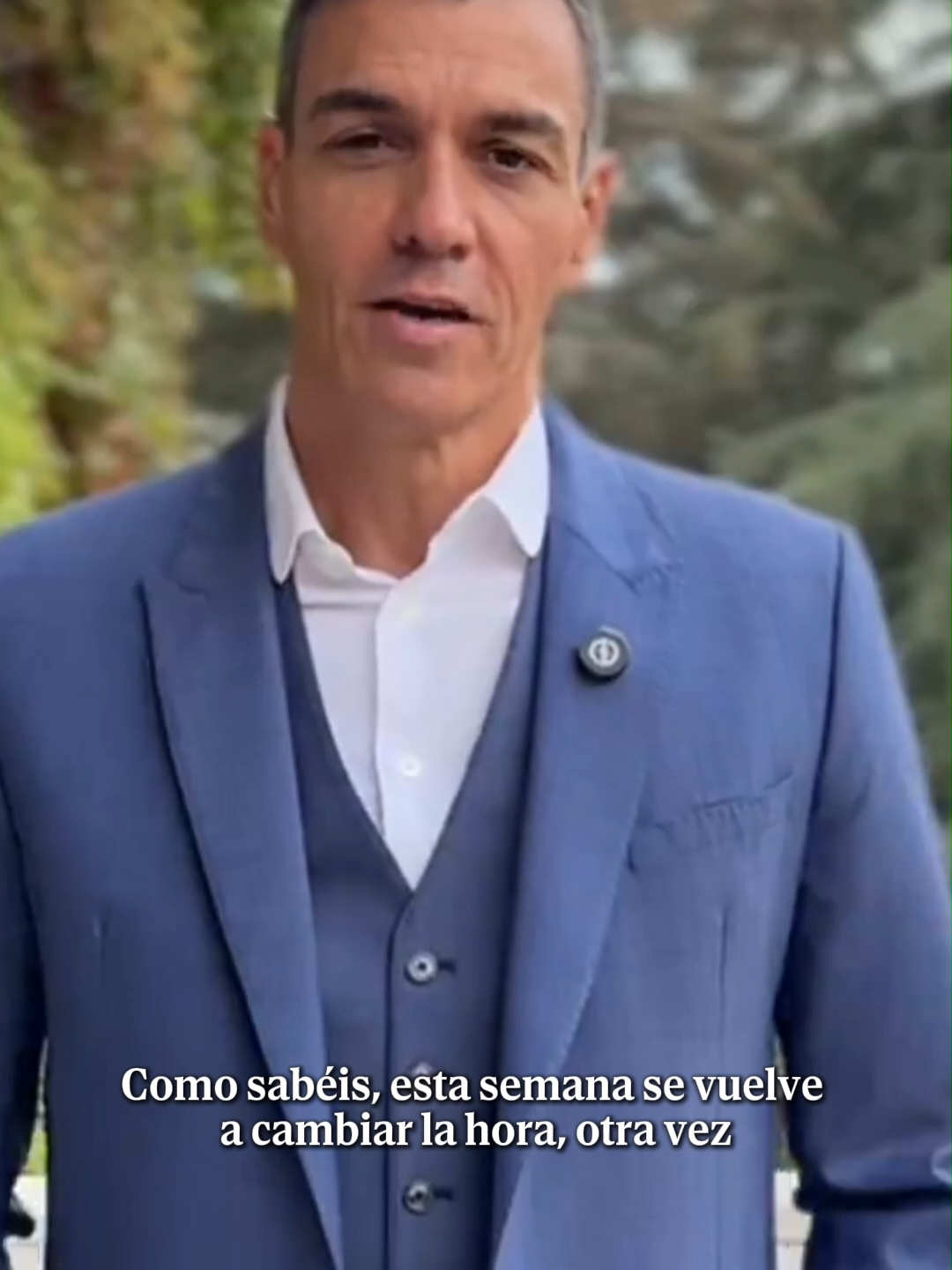 Pedro Sánchez propone a la UE acabar con el cambio horario  Para el presidente del Gobierno, este cambio horario 
