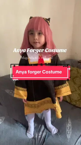 Full set Anya forger costume for halloween #costume #costumeforkids #anyaforger #spyxfamily #cosplay 