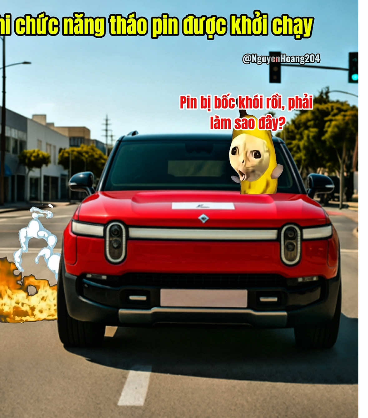 Khi chức năng tháo pin được khởi chạy #meme #catmeme 