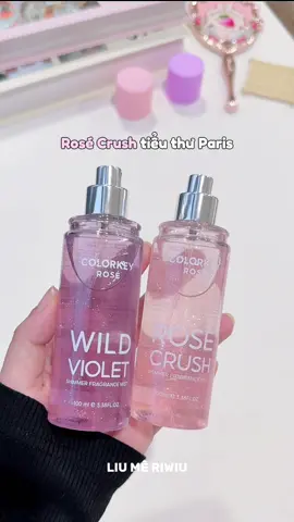 Ẻm thơm mà ẻm xinhhh #colorkey #rosecrush #wildviolets #bodymistcolorkey #bodymistnhu 