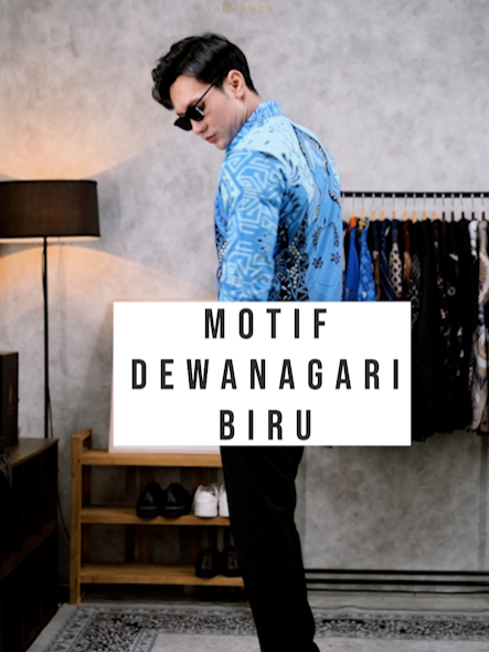 Aktifkan paylater tiktokmu dan bisa cekout motif Dewanagari biru ini kapan saja !!! #batikarkanza #kemejabatik #batikslimfit #guncang1010 #promomegasale1010