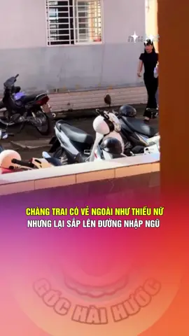 CHÀNG TRAI CÓ VẺ NGOÀI NHƯ THIẾU NỮ NHƯNG LẠI SẮP LÊN ĐƯỜNG NHẬP NGŨ #giaitri #vuinhon #haihuoc #videohaihuoc #viralvideos