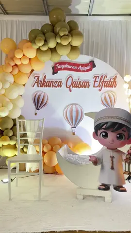 Aqiqah Baby Arkanza Qaisan Elfatih, thank you kakak dan abang💕  . Yang mau booking dekorasi untuk acara spesialnya bisa hub wa di bio yaa . #engagement #dekorasi #dekorasiseserahan #dekorasiseserahanpekanbaru #dekorasilamaranpku            