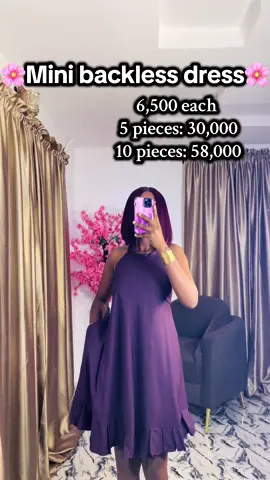 Mini backless dress available in displayed colours🥰🥳 #minidress #backlessdress #dress #dresses #layoplace 