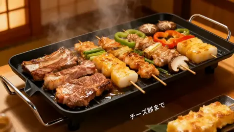 反転自由、家焼肉 OK