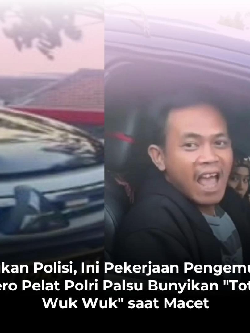 Bukan Polisi, Ini Pekerjaan Pengemudi Pajero Pelat Polri Palsu Bunyikan 