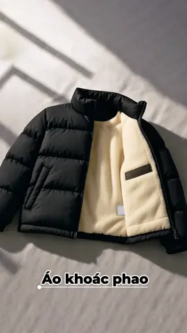 Áo Khoác Phao Lót lông cừu cao cấp #thoitrang #macdepmoingay #myoutfit #aokhoac #aophaobeo 