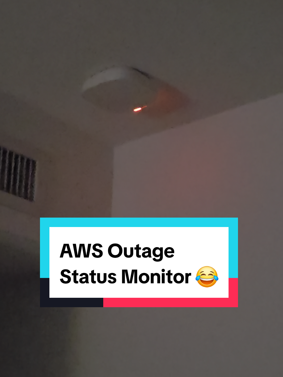 Meh, thanks AWS. #aws #cloudcomputing #multicloud #outage 