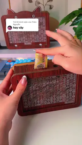 Trả lời @Trâm Nguyễn  hộp gỗ tiết kiệm #hopgotietkiem #hoptietkiem #hopgotietkiemtien #hoptietkiemtien 
