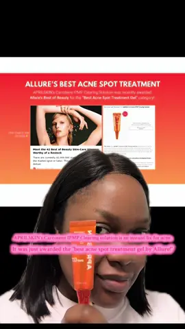 #APRILSKIN #APRILSKINskincare #carroteneclearingsolution #allurebestofbeauty #acnetreatment@APRILSKIN USA 