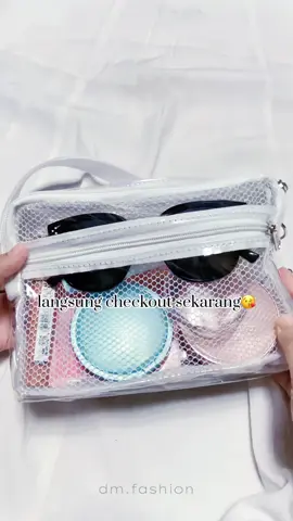 buruan di order😘😍#transparantbag #taspvc #tastransparan #slempangwanita #pvcbag 