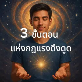 3 ขั้นตอนแห่งกฎแรงดึงดูด #จักรวาลแห่งมั่งคั่ง #กฎแรงดึงดูด  #ดึงดูดเงิน 