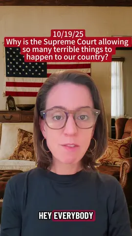Answering your questions, starting with this one: Why is the Supreme Court allowing so many terrible things to happen to our country? #scotus #supremecourt #law 