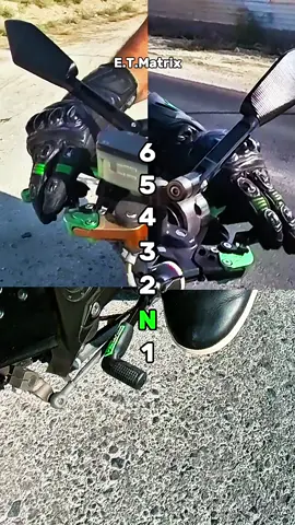 Upshifting and Downshifting on a Motorcycle #motorcycle #etmatrix 