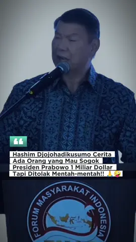 Prabowo ke mafia: ambil saja uang mungilmu itu 🤑🙏 #prabowosubianto #presidenprabowo #hashimdjojohadikusumo #presidenkhatulistiwa #viralditiktok 