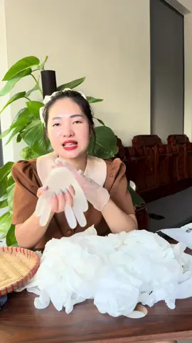 gang tay vinil không mùi hôi, không bột, không latex an tâm khi sử dụng #gangtaynhabep #gangtayvinyl #gangtaytrongsuotvinyl 