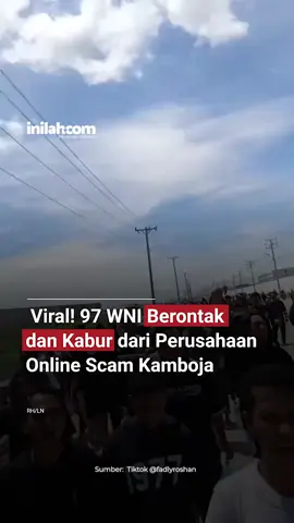 Kedutaan Besar Republik Indonesia (KBRI) Phnom Penh tengah menangani insiden kericuhan yang melibatkan 97 WNI di Kota Chrey Thum, Provinsi Kandal, Kamboja, pada 17 Oktober 2025.⁣ ⁣ KBRI langsung terjun ke lokasi dan melakukan koordinasi dengan otoritas setempat, termasuk Gubernur Kouch Chamrouen dan Kepala Kepolisian Provinsi Kandal, Mayjen Chhoeun Sochett.⁣ Direktur Perlindungan WNI Kementerian Luar Negeri, Judha Nugraha, menyebut insiden ini bukan yang pertama.⁣ ⁣ “Kericuhan serupa juga terjadi pada 4 Oktober 2025, melibatkan WNI yang bekerja di perusahaan scam yang sama.” - Selengkapnya kunjungi website dengan klik link di bio atau download aplikasi di AppStore dan Google Play Store. #inilahNews #Kamboja #WNI #OnlineScam #Inilahcom #titiktengah #titikcerah 