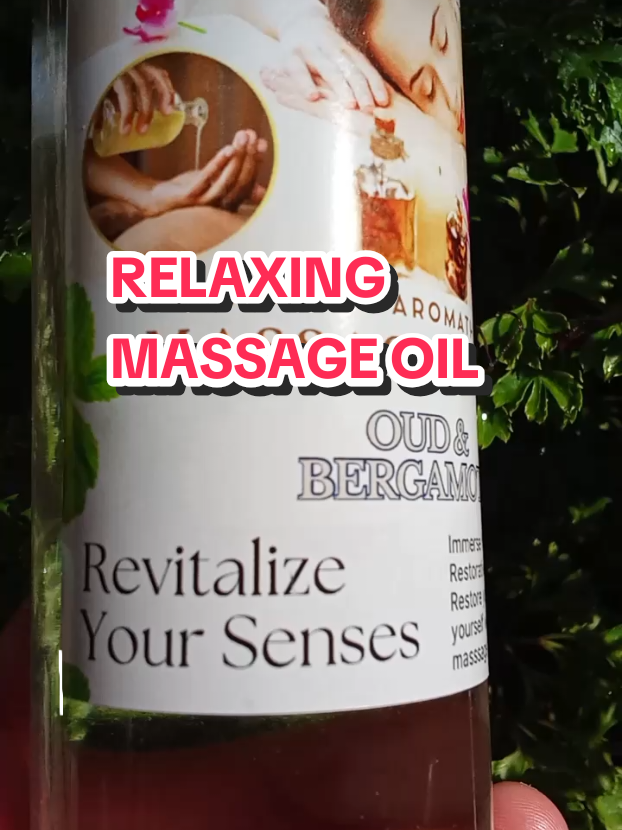 Relaxing massage oil! hydrates your skin, soothe your muscles and feel relaxed 😌 #relaxingmassageoil #StressRelief #spaathome #aromatherapyoil 