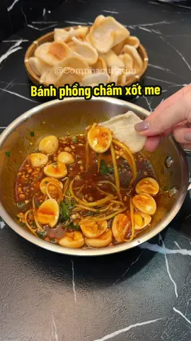 Bánh phồng tôm chấm xốt me  #ancungtiktok  #comnhacungthu  #xh  #nauan  #anvat 