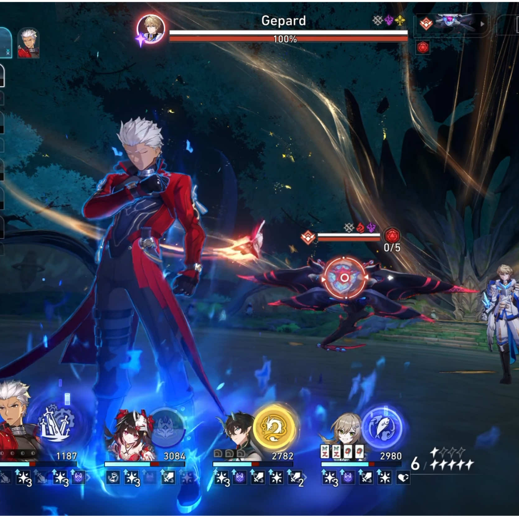 Skill points national team 0 cycles again #HonkaiStarRail #hsr #hsrxfate_ubw #archer #archeremiya 