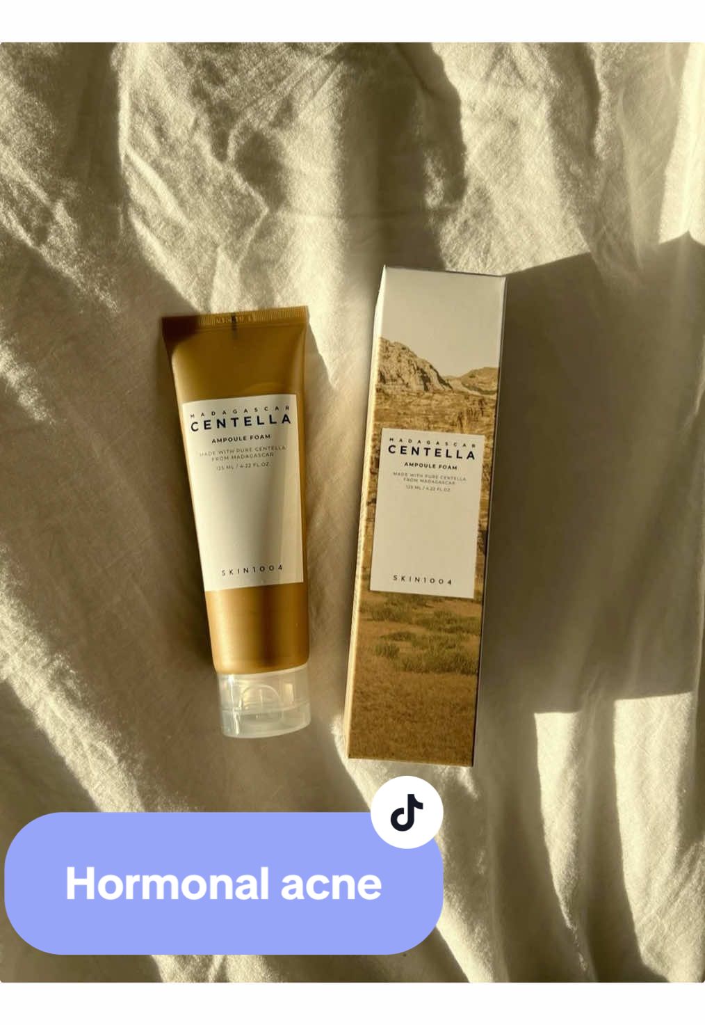 Hormonal acne is after my life😭😭  Who can relate? Cleanser@SKIN1004 US  #hormonalacne #fyp #skintok 