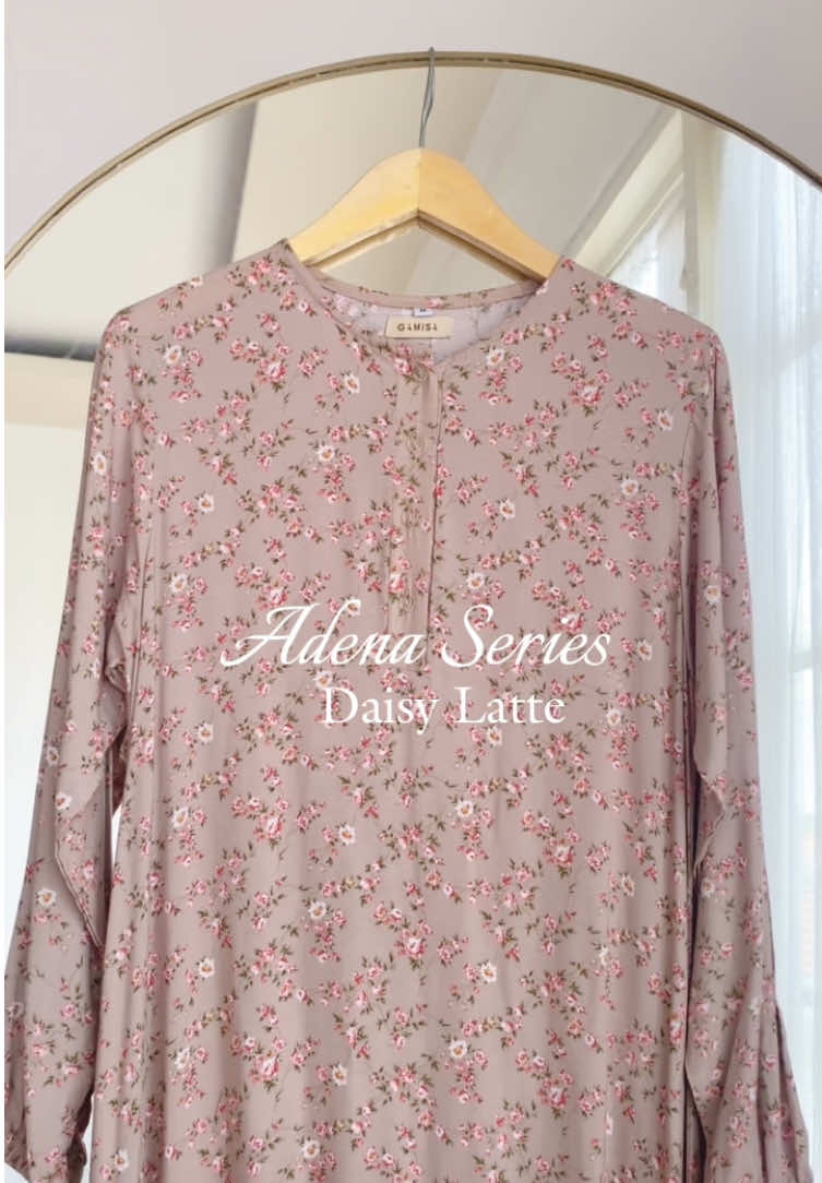 Deess Adena Series Daisy Latte🤎✨ Yang masih suka bingung milih outfit daily ga perlu pusing lagi karna ada Gamisa🥰 Yuk belanja sekarang🛒🛍️ #foryoupage #fyp #gamiskekinian #gamismurah #outfitideas 