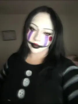 my teeth look so yellow omg 😣 #fyp #fivenightsatfreddy #fnaf #fnafmakeup #marionette 