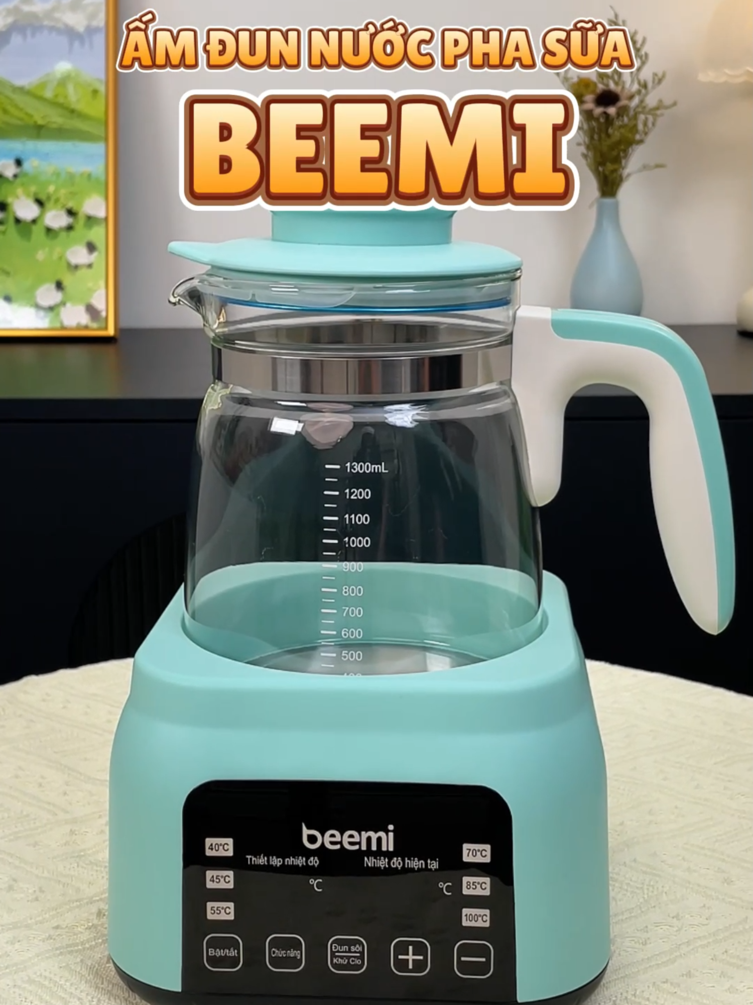Mẹ tìm ấm đun nước pha sữa cho con mà bỏ qua ấm Beemi thì tiếc lắm đấy, vừa đun nước, giữ nhiệt lại còn tiệt trùng cơ#mevabesosinh #mevabe #amdunnuoc #amkhuclo #amgiunhiet #amdunnuocphasuacaocap #tiettrungbinhsua #khutrungbinhsua #hamsua #beemi