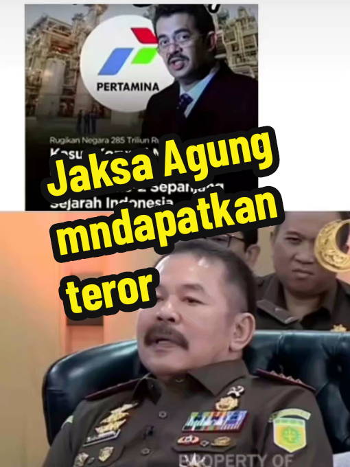 saat Jaksa Agung mendapatkan ancaman teror dari para Koruptor #jaksaagung #jaksaagungstburhanuddin #mendapatkan #teror #foryourpage 