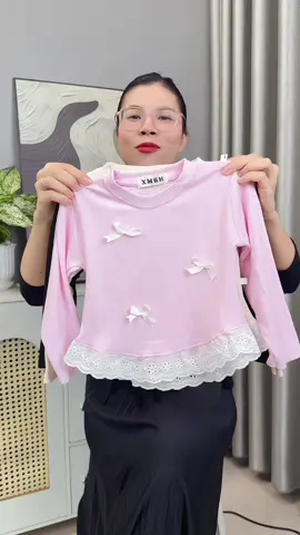 Áo nơ xinh đi chơi đi học #lanakids02 #aobegai #aothudong 