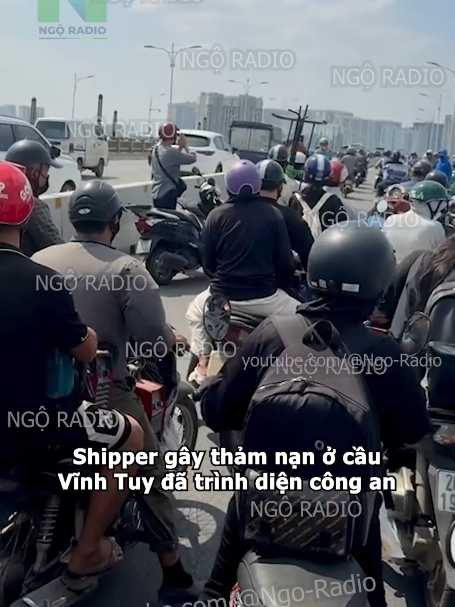 Shipper gây thảm nạn ở cầu Vĩnh Tuy đã trình diện công an#viraltiktok #tintuc #ngoradio #phapluat #cuocsong