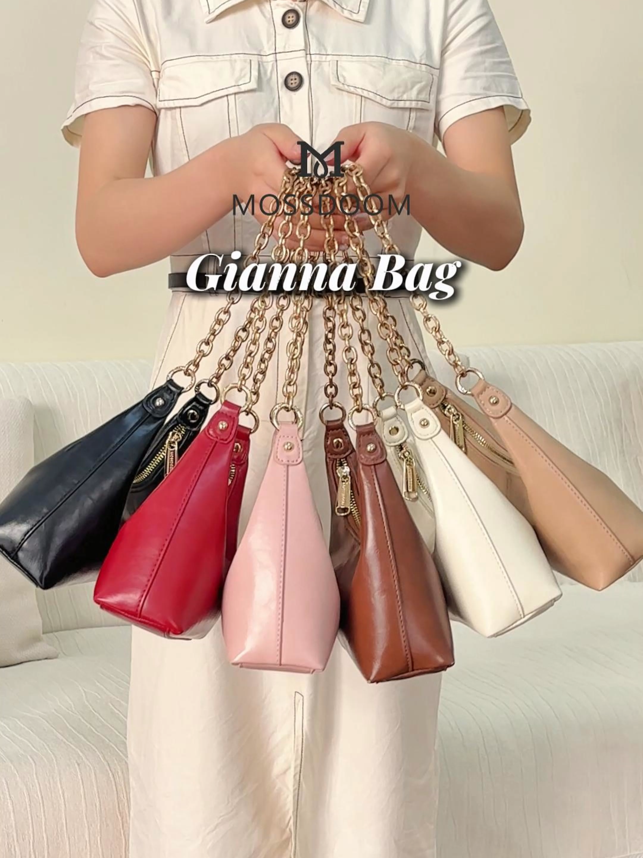 ติดแกลมแบบไม่ต้องเยอะ ด้วย Gianna Bag#กระเป๋าครอสบอดี้ #กระเป๋าสวย #รีวิว #แฟชั่น #bag #mossdoom #กระเป๋าสะพายข้าง #คลาสแฟชั่น #กระเป๋าแฟชั่น #กระเป๋า #รีวิวกระเป๋า