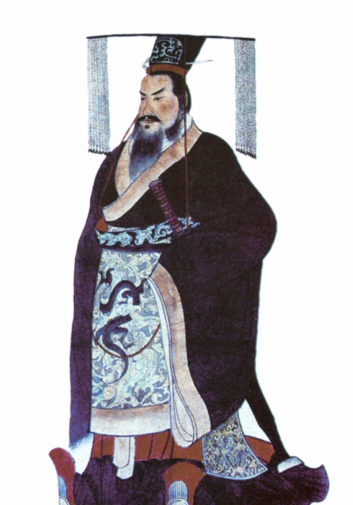 Tần Thuỷ Hoàng - Doanh Chính_ hoàng đế duy nhất mặc long bào màu đen #tanthuyhoang #doanhchinh #daitandequoc #lichsutrungquoc #daitanthongnhat 