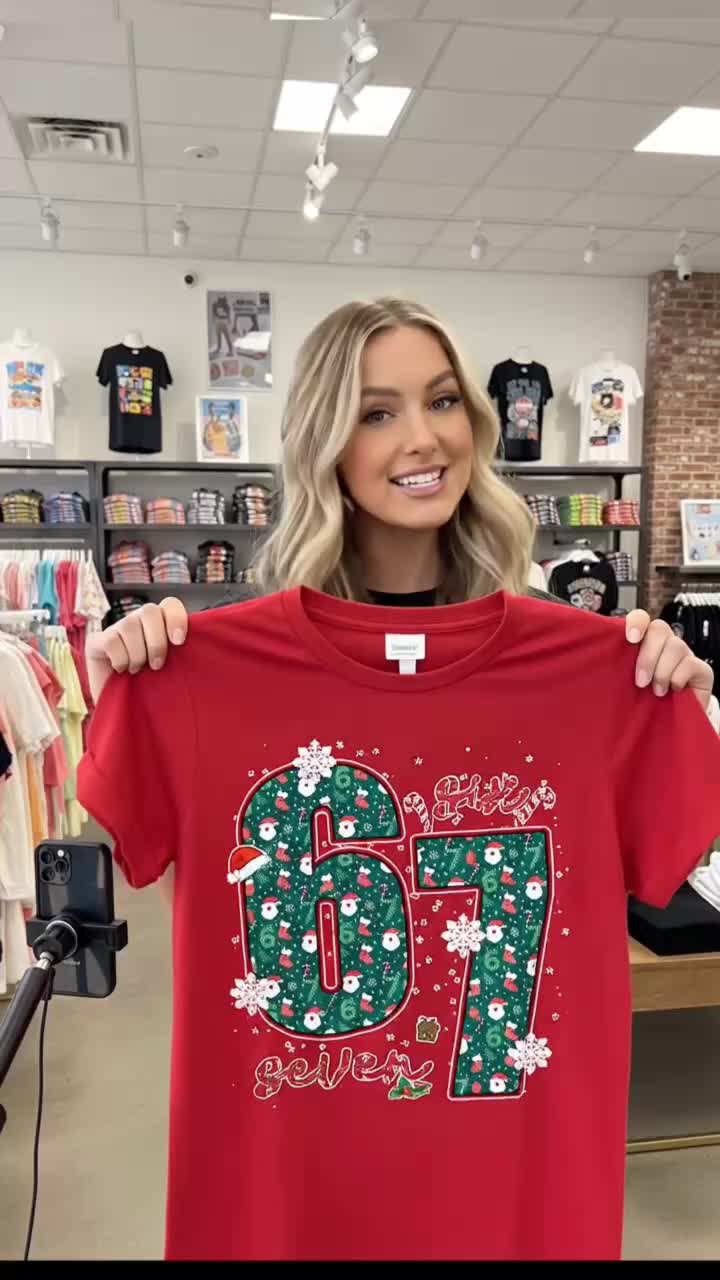 Six Seven Christmas T-Shirt, Funny Grinch Holiday Number Graphic Tee, Cute Festive Xmas Outfit for Women, Holiday Gift Top, Cozy Winter Christmas Apparel #funnychristmassweater #christmassweatshirts #christmasshirts #christmastshirt #matchingchristmasshirts #christmascoupleshirt #christmasmatchingoutfits #grinchchristmasshirt #christmasoutfitinspo #christmasgraphictees #ChristmasTshirt #HolidayTshirt #ChristmasOutfit #67Christmas #SantaStyle #ChristmasJersey #FestiveFashion #XmasTee #HolidaySeason #CozyChristmas #ChristmasVibes #ChristmasSpirit #CuteChristmasTee #RedAndGreen #MerryChristmasTee #WinterStyle #ChristmasGiftIdea #HolidayLook #FestiveWear #XmasMood