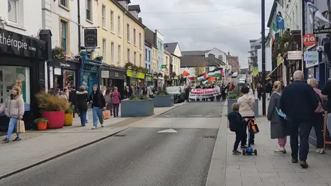 Once again, an anti-Israeli, pro-Palestinian protest marched through Sligo streets. 18 October 2025. #genocide #gaza #freepalestine #antiisrael #irelandforpalestine 
