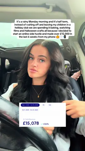 Rainy October half term ☔️🎃 I’m spending it my way,  movie marathons, Halloween crafts, and all the baby cuddles 🥹💛  Grateful every day I quit my 9–5 and turned my side hustle into £15k in just 6 weeks If you’re dreaming of more freedom too… this is your sign! Drop a “👻” if you want to know how I did it! #mumlife #halftermvibes #sidehustlesuccess #stayathomemum #workfromhomemum Disclaimer - Results vary. Earnings shown are examples only, not typical and not guaranteed. Success depends on individual effort and circumstances.