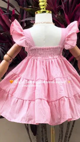 🧡 Bright, bubbly, and oh-so-sweet! ✨ The Shuvee Stripes Dress in light orange brings sunshine to every little step. ☀️🌸 Featuring cute flower appliqué details and soft striped fabric — it’s the perfect mix of comfy and charming! 👧💫 Available in S/M/L (1–8 years old) 🌷 #ShuveeStripesDress #LightOrangeDress #KidsOOTD #MiniFashionista #KidsWearPH    