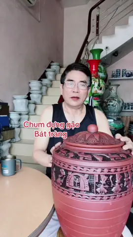 Chum đựng gạo nhiều hoạ tiết #gomsungocha #hoaluacaocap #tiepthilienket 