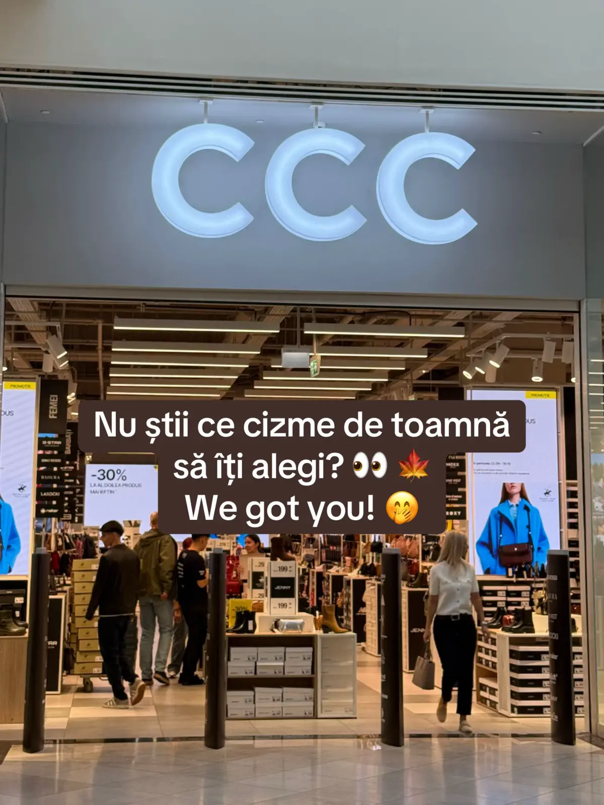 Dacă nu ți-ai găsit încă cizme de toamnă, avem noi variante pentru tine! 😌🤎 @cccshoesbags  Scrie-ne în comentarii alegerea ta! 🫶🏼 #aficotroceni #autumntrends #fashion #fallboots #boots 