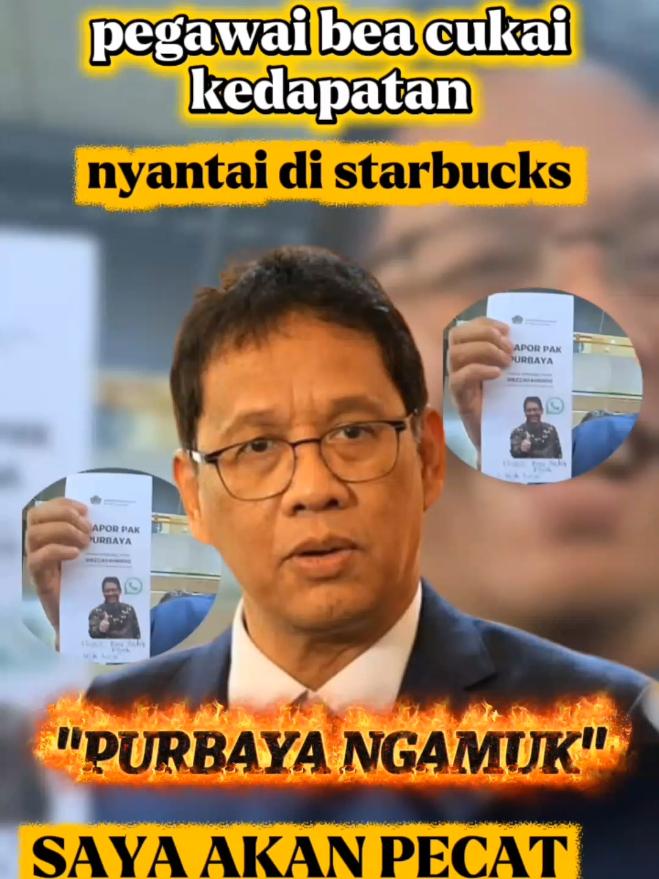 MENKEU PURBAYA NGAMUK! PEGAWAI BEA CUKAI KETAHUAN NGOPI SAAT JAM KERJA! Menkeu Purbaya Yudhi Sadewa geram setelah menerima laporan ada pegawai Bea Cukai nongkrong di kedai kopi saat jam kerja. Dengan nada tegas, Purbaya memperingatkan: > “Kalau Senin depan masih begitu, saya pecat!” Sikap tegas ini jadi peringatan keras bagi seluruh aparat: jangan main-main dengan tanggung jawab publik. Integritas bukan pilihan, tapi harga mati. 💥 #PurbayaYudhiSadewa #BeaCukai #MenkeuTegas #BeritaViral #PurbayaNgamuk 