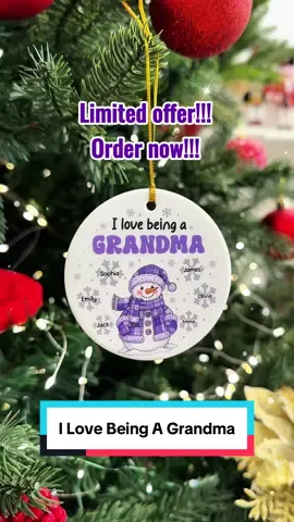 Cherish your grandma's love this Christmas with this heartfelt reminder. Perfect for every occasion. 🎄💖 #macorner #ornament #lovinggrandma #familychristmas #giftsforgrandma