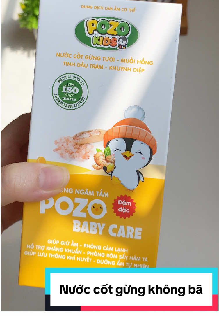 Nước cốt gừng không bã tắm cho bé, ngâm chân phòng cảm lạnh, ho, sổ mũi cho bé. Sản phẩm của hãng Pozokids dùng được cho trẻ sơ sinh, mẹ bầu, sau sinh#cotgung #cotgungtramkhuynhdiep #cotgungngamchan #mebimsua #mexoaicamreview 