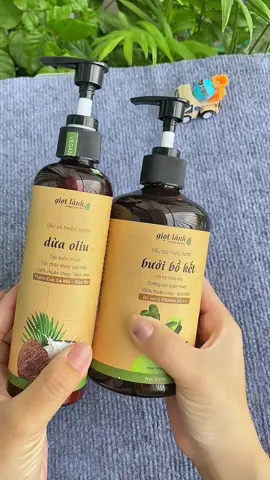 Cặp gội xả, dầu gội bưởi bồ kết - Dầu xả thiên nhiên dừa oliu giúp hỗ trợ mọc tóc, giảm rụng Giọt Lành #mmxviii216 #giotlanh 