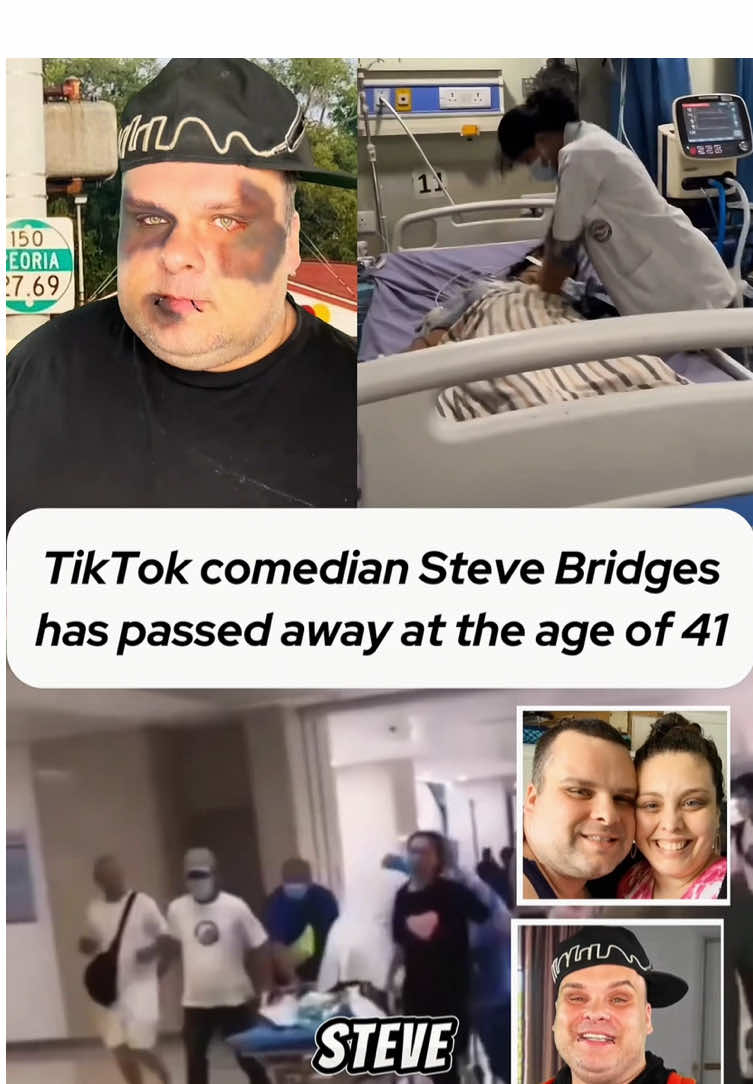 TikTok comedian Steve Bridges has passed away at the age of 41#comedian #stevebridges #tiktokstar #passedaway #news 