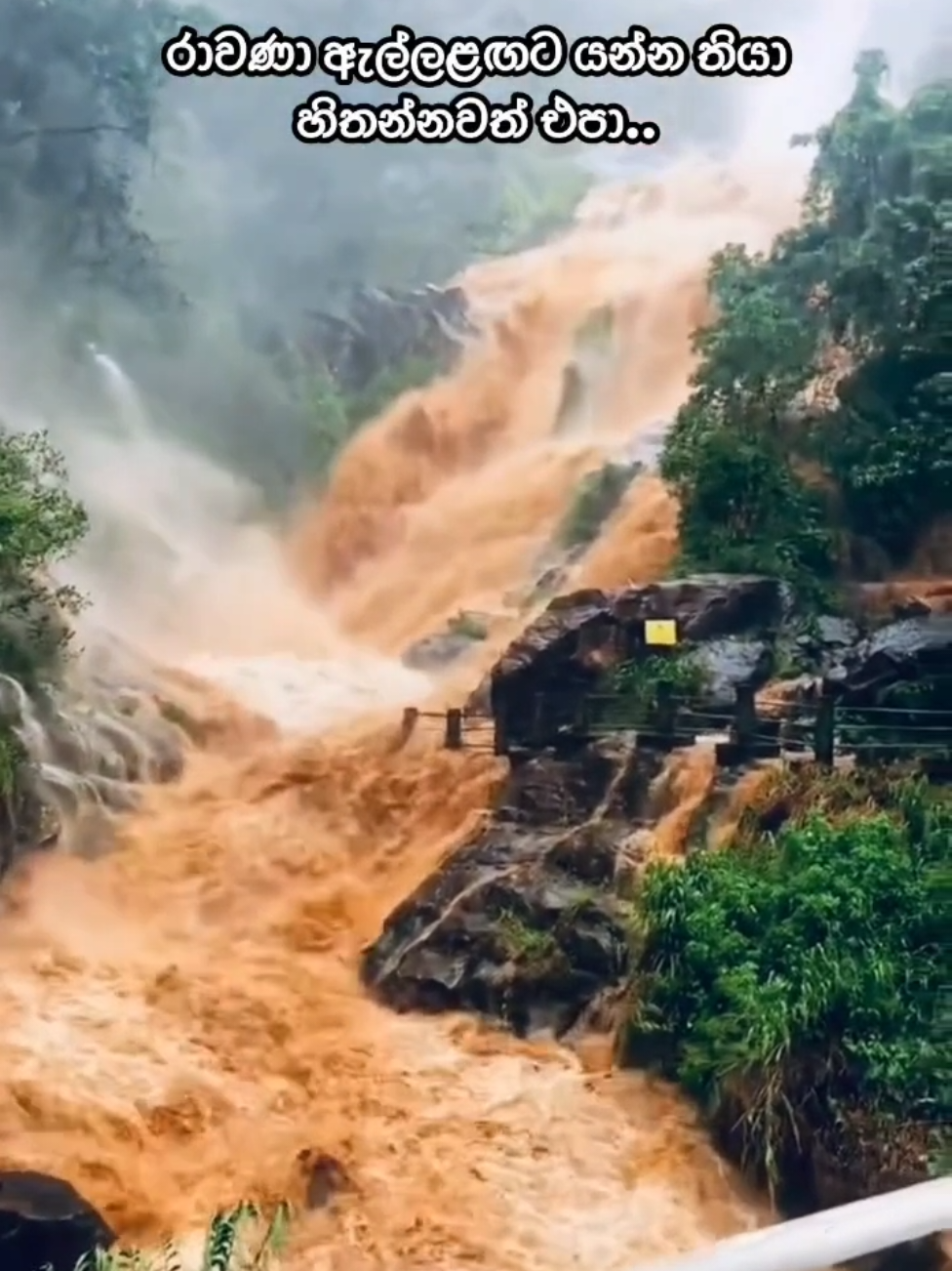 අධික වර්ශාව හෙතුවෙන් රාවනා ඇල්ල සක්ක්‍රිය වි ඇති අයුරු 🌧️🌧️🌧️  #rawana #rawanafall  #creatorsearchinsights #trending #foryou 